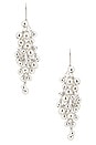 view 1 of 3 Long Earrings in Silver