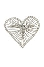 view 1 of 2 Eden Brooch in Transparent & Silver