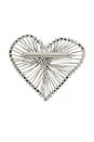 view 2 of 2 Eden Brooch in Transparent & Silver