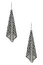 view 3 of 3 BRINCOS AVA in Black & Silver