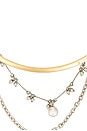 view 2 of 2 Freya Short Necklace in Silver & Dore