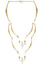 view 1 of 4 COLLIER À PLUSIEURS RANGS LONG in Silver & Dore