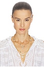 view 4 of 4 COLLIER À PLUSIEURS RANGS LONG in Silver & Dore