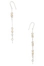 view 2 of 3 Asymmetric Earrings in Silver & Dore