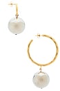 view 2 of 4 Asymmetric Earrings in Dore & Silver