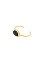 view 1 of 3 MANCHETTE JONC in Gold & Black