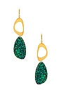 view 1 of 3 Boucle d'Oreill Earrings in Green