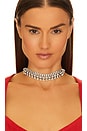 view 1 of 3 Ras Du Cou Choker in Transparent & Silver