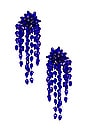 view 1 of 2 PENDIENTES HANABI in Royal Blue & Silver