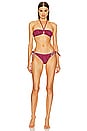 view 4 of 4 Starnea Bikini Top in Cranberry