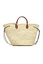 view 2 of 7 Cadix Tote in Natural & Cognac