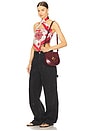 view 5 of 5 Alta Small Shoulder Strap in Burgundy