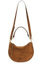 view 1 of 5 Oskan Soft Zip Shoulder Bag in Cognac