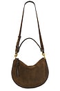view 1 of 7 Oskan Soft Zip Shoulder Bag in Bronze