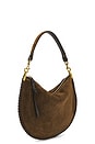 view 4 of 7 Oskan Soft Zip Shoulder Bag in Bronze