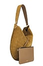 view 3 of 7 Oskan Hobo Soft Shoulder Bag in Taupe