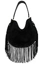 view 1 of 7 Oskan Hobo Soft Shoulder Bag in Black