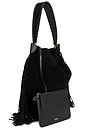 view 3 of 7 Oskan Hobo Soft Shoulder Bag in Black