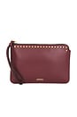 view 1 of 6 Flat Pouch in Burgundy