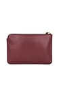 view 2 of 6 Flat Pouch in Burgundy