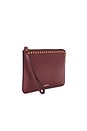 view 3 of 6 Flat Pouch in Burgundy