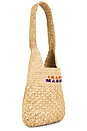 view 3 of 6 Praia Small Bag in Natural, Purple & Orange