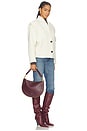 view 8 of 8 Oskan Soft Zip Bag in Burgundy