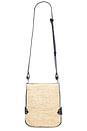 view 2 of 7 Mini Bayia Bag in Natural & Blue