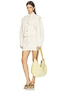 view 7 of 7 Oskan Hobo Soft Shoulder Bag in Straw