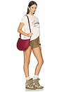 view 9 of 8 Oskan Soft Zip Bag in Dark Red