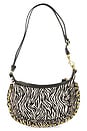 view 2 of 7 Oskan Moon Bag in Zebra