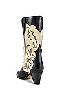 view 3 of 5 BOTTINES LINLE in Black & Ecru