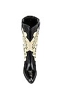 view 4 of 5 BOTTINES LINLE in Black & Ecru