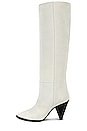 view 5 of 5 Ririo Suede Slouch Boot in Chalk