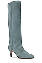 view 2 of 5 BOTTES HAUTEUR GENOUX LASPI in Sea Green