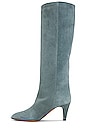 view 5 of 5 BOTTES HAUTEUR GENOUX LASPI in Sea Green