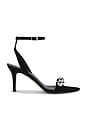 view 1 of 5 Vilja Heel in Black & Silver