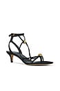 view 2 of 5 Olya Sandal in Black & Gold