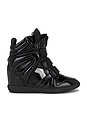 view 1 of 6 Bekett Sneaker in Black & Silver