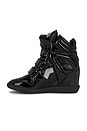view 5 of 6 Bekett Sneaker in Black & Silver