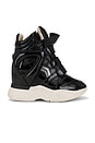 view 1 of 6 Balskee Sneaker in Black & Silver