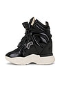 view 5 of 6 Balskee Sneaker in Black & Silver