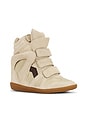 view 2 of 6 Bekett Sneaker in Ecru & Chocolate