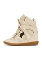view 5 of 6 Bekett Sneaker in Ecru & Chocolate