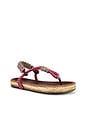 view 2 of 5 Gypso Sandal in Multicolor Burgundy