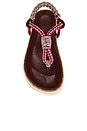 view 4 of 5 Gypso Sandal in Multicolor Burgundy