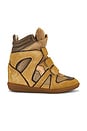 view 1 of 6 Bekett Sneaker in Khaki & Ochre