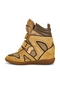 view 5 of 6 Bekett Sneaker in Khaki & Ochre