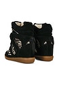 view 5 of 9 Bekett Ring Sneaker in Black & Zebra