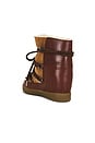 view 4 of 5 Nowles Boot in Dark Brown & Ochre